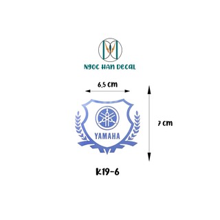 Tem Nổi Logo Yamaha Siêu Đẹp