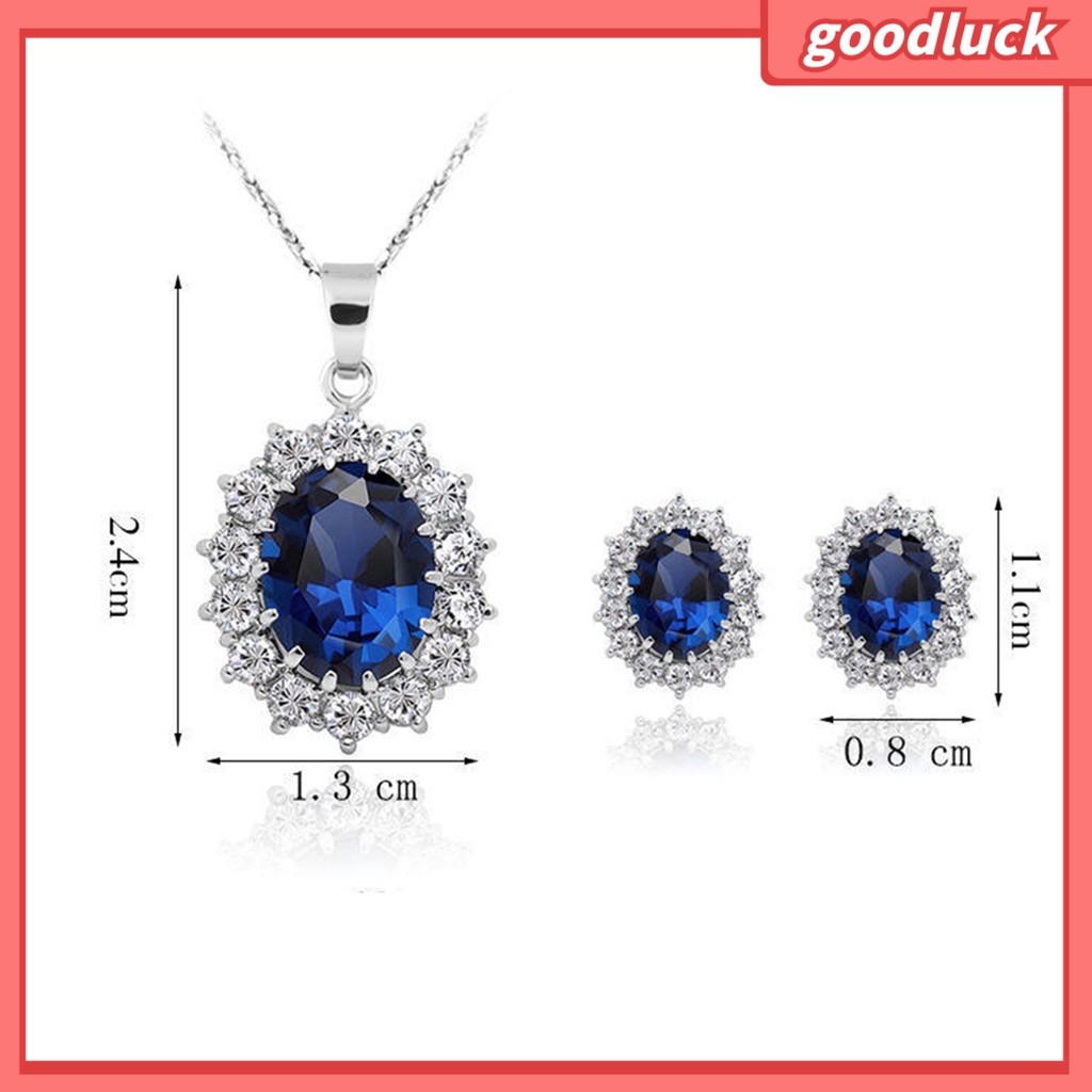 Chúc may mắn| Vòng cổ Mặt Đá Quý Nhân Tạo Chống Rỉ Sét