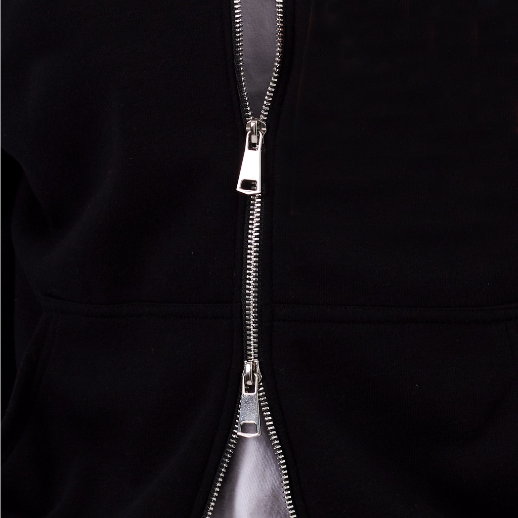 Áo hoodie khóa zip boxy unisex nam nữ Gardient zip hoodie