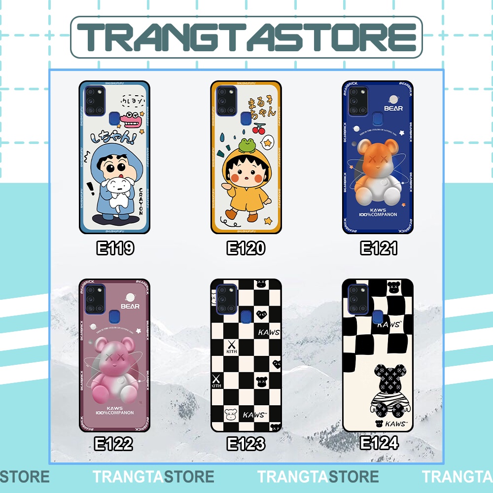 Ốp lưng Samsung A21s / M21 / M30s in hình be@rbick, couple cặp đôi dễ thương