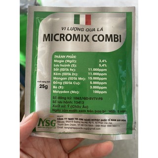 Phân bón lá trung- vi lượng Micromix Compi dùng hoa hồng hoa phong lan & cây cảnh