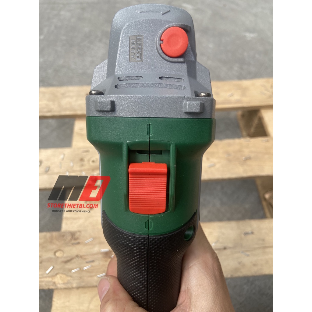 Máy Mài Công Tắc Trượt Lưng Dùng Pin 21v Dekton / M21-AG100S / Chỉnh 3 Cấp Tốc Độ / Chân Pin Makita / Motor Brushless