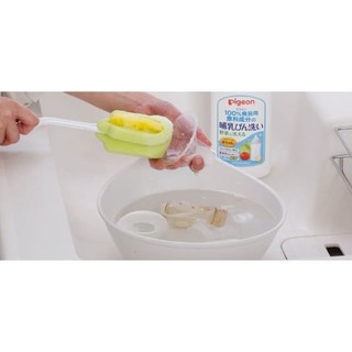 Nước rửa bình sữa Pigeon nội địa Nhật (chai 800ml - túi 700ml)