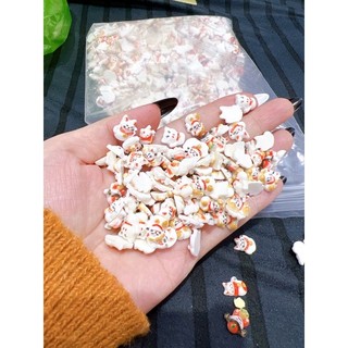 set 30 mèo thần tài đính móng