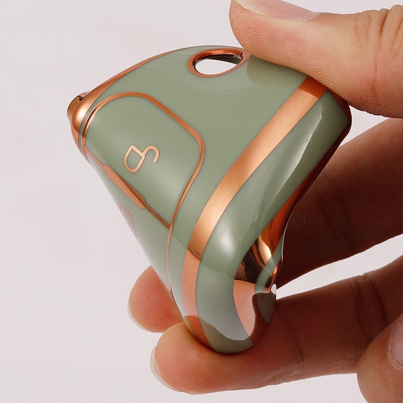 Bao Da, Ốp Bảo Vệ, Vỏ Bọc Chìa Khóa Thông Minh Cho Xe Ford Ecosport, Fiesta, Focus, Mondeo Chìa Gập