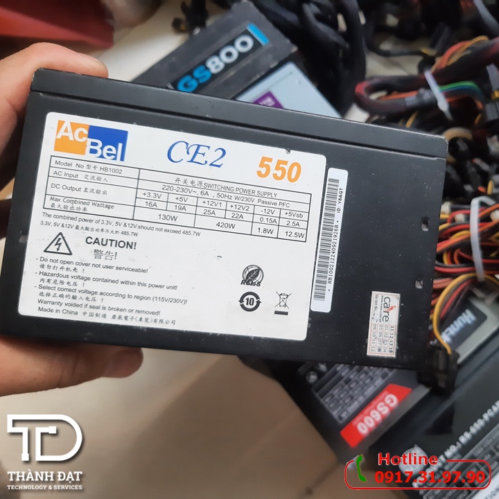 Nguồn công suất thực 400w 450w 500w 550w 600w 700w có nguồn phụ 6pin 8pin cho card VGA