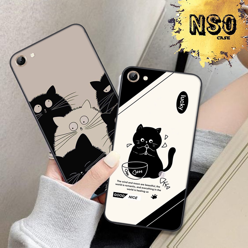 Ốp Vivo Y71 / Y83 / Y51 In Hình Họa Tiết Mèo Cute Đáng Yêu Đẹp Hot Trend 2023