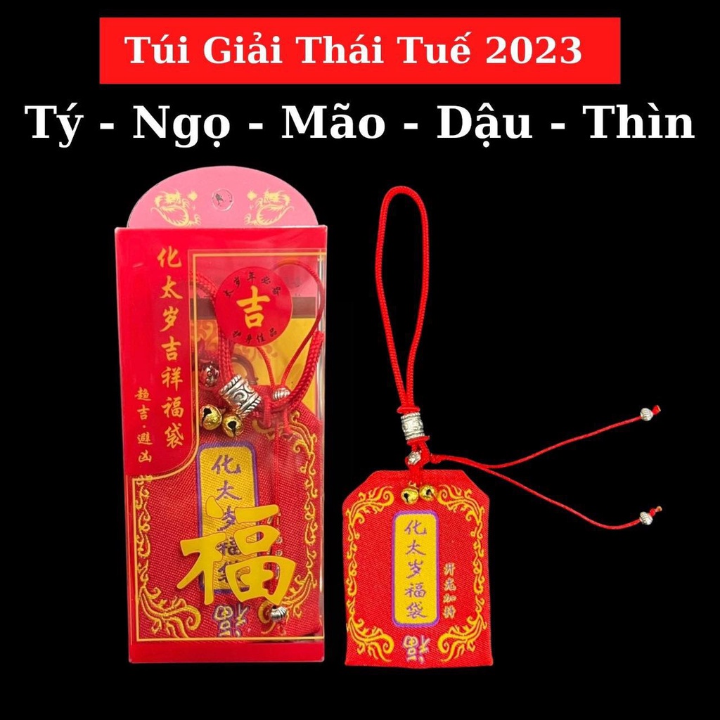 Combo túi giải thái tuế 2023 - TÝ - NGỌ - MÃO - DẬU - THÌN