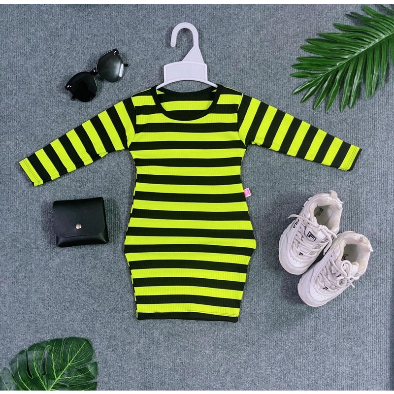 Đâm Thun Body Cổ Lọ Cho Bé Chất Thun Gân Co Dãn Mềm Mại