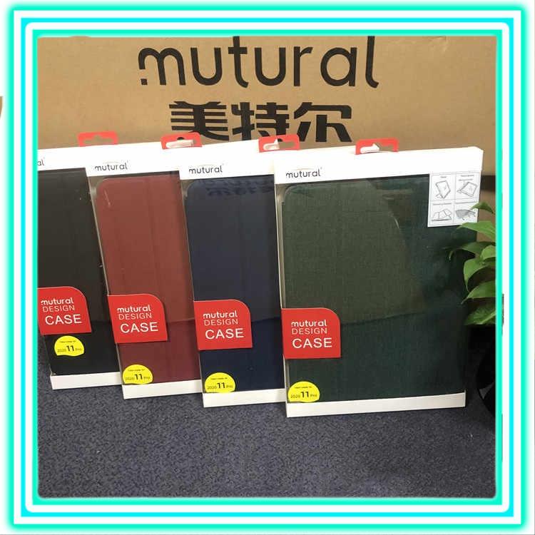 Bao da máy tính bảng Mutural Design chất liệu PU+PC chống sốc có khe để bút dành cho IP 11 inh 2018/2020/2021