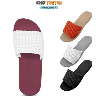 Dép nữ trung niên Thái lan chất cao su chống trơn trượt  êm nhẹ Monobo Moniga 4.4