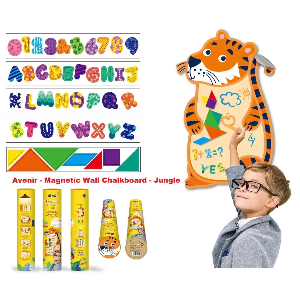 Avenir bảng nam châm dán tường bóc dán dễ dàng kèm sticker phấn màu Magnetic Wall chalk board 2 mẫu Mymickeyshop