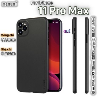 ỐP LƯNG IPHONE 11 PRO MAX MEMUMI MỎNG LỤA CHÍNH HÃNG HÀNG CHUẨN