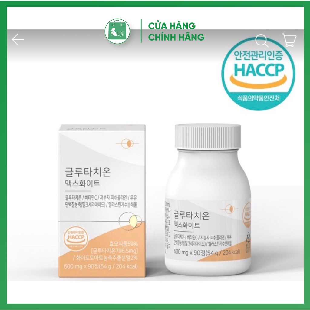 Viên uống trắng da Dr.Maru’s Glutathione Max White Hàn Quốc (90 viên)