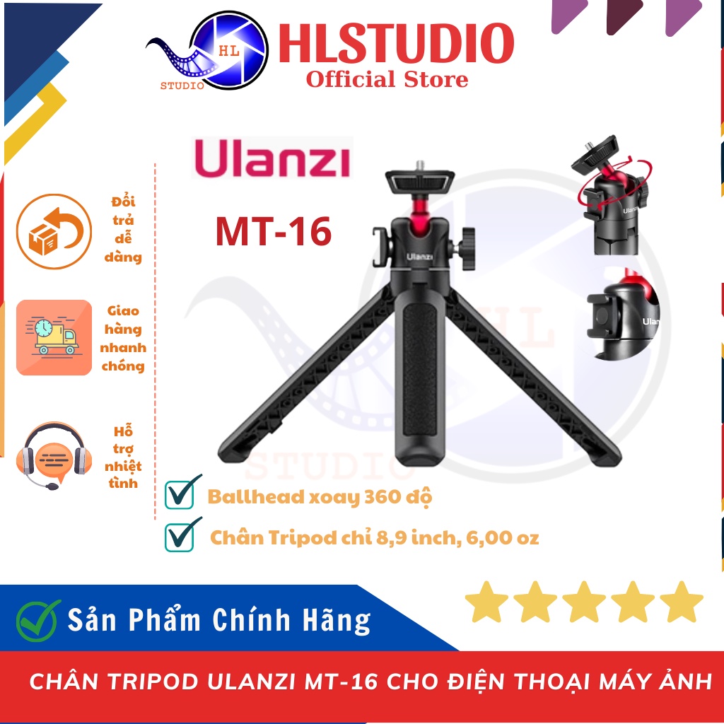Chân tripod Ulanzi MT-16 cho điện thoại máy ảnh