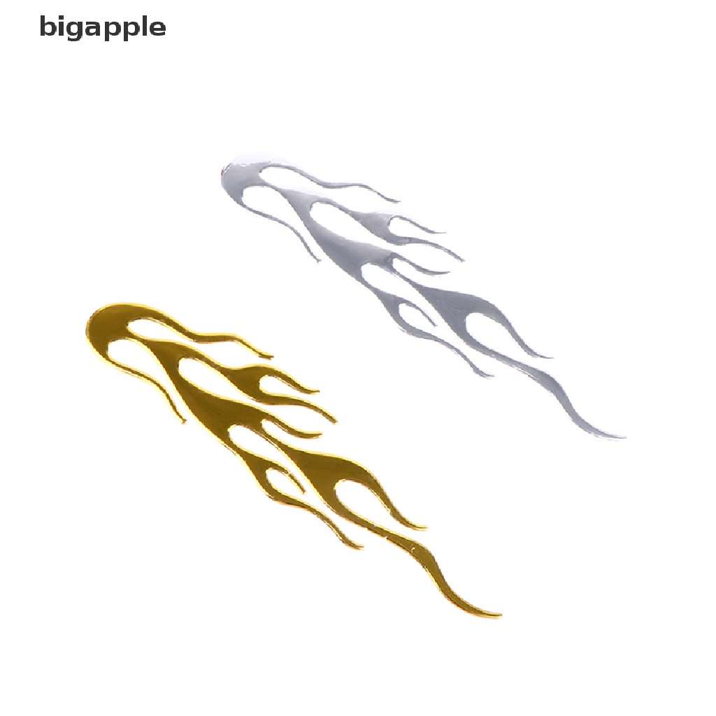 Miếng Dán Đề Can Vinyl Hiệu Ứng Lửa 3d Phản Quang Kích Thước 20 * 4CM Trang Trí Xe Hơi Xe Máy