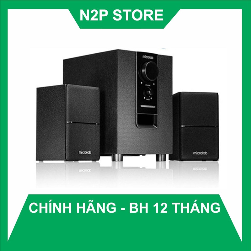 Loa máy tính vi tính Microlab M-106BT Bluetooth, Soundmax A826 - 2.1 Bluetooth (Hãng phân phối chính thức)