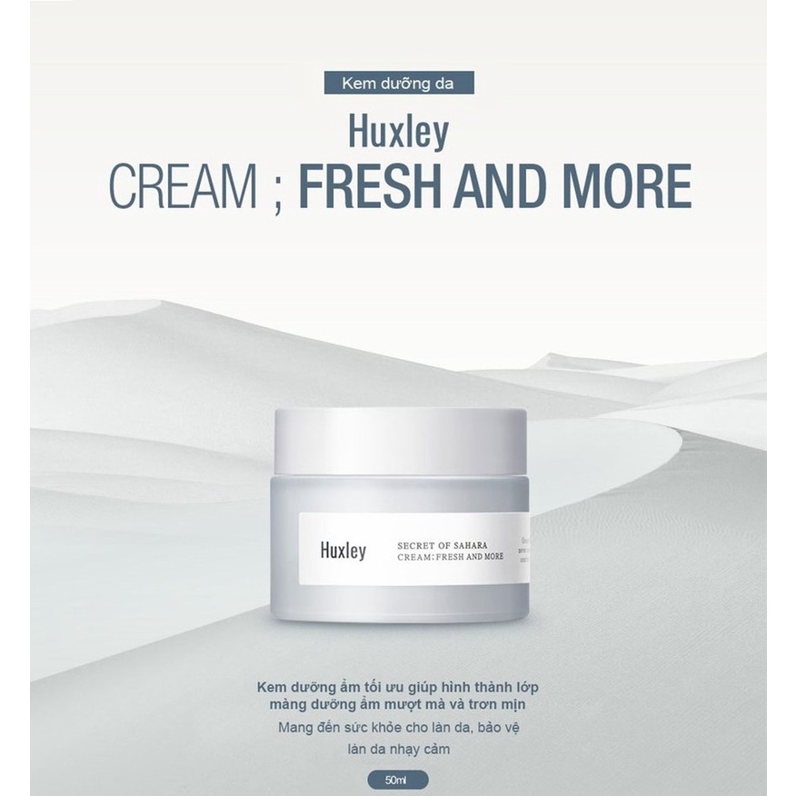 [SAMPLE] Kem Dưỡng Trắng Da , Giúp Da Căng Bóng Rạng Rỡ Huxley Cream 1ml