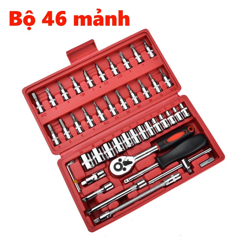 BỘ DỤNG CỤ MỞ BU LÔNG ỐC VÍT ĐA NĂNG 46 CHI TIẾT (HÀNG NHẬP KHẨU GIÁ TỐT)