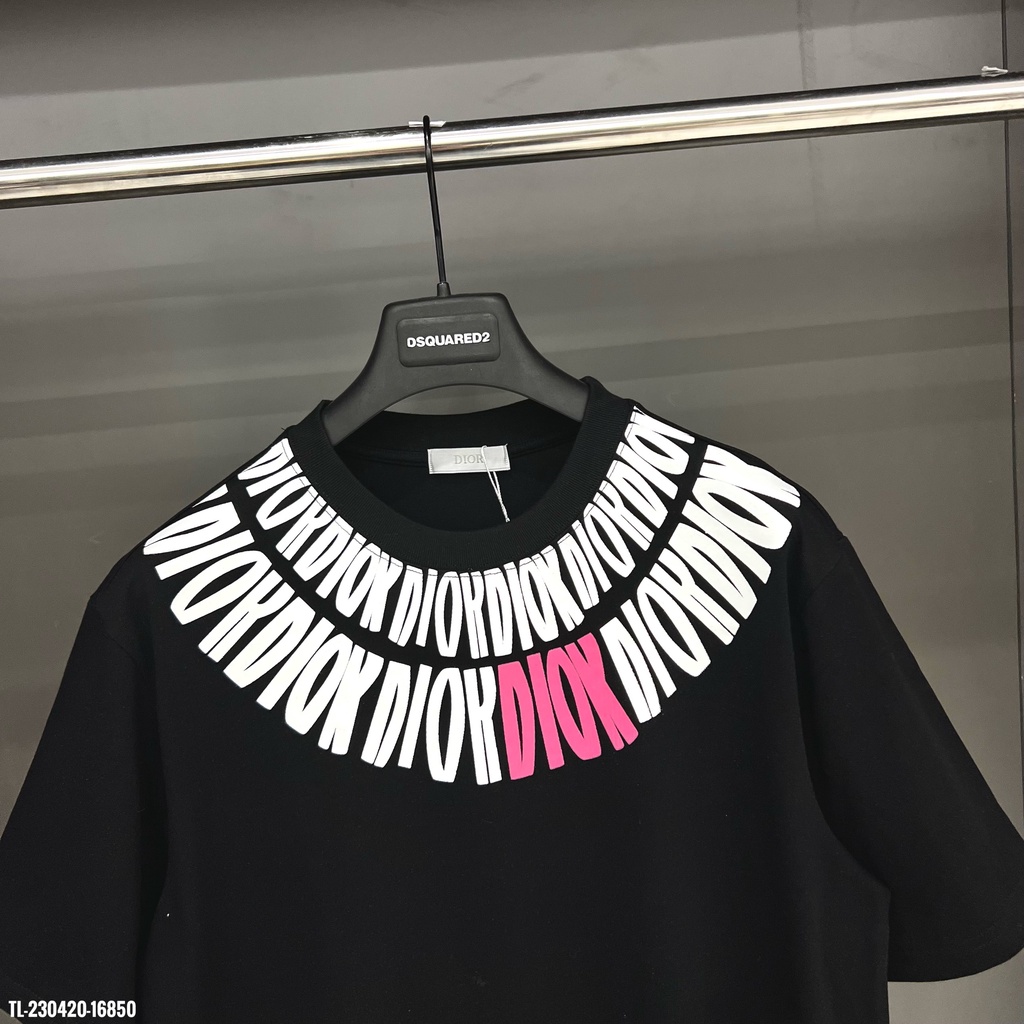 Áo Phông Nam In Chữ DIO Vòng Vải Mềm Mịn - Áo Thun Nam Chữ Vòng Cổ Cực HOT
