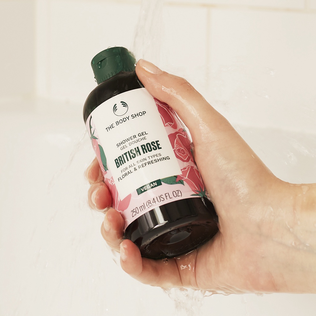 Sữa tắm dạng gel The Body Shop British Rose Shower Gel