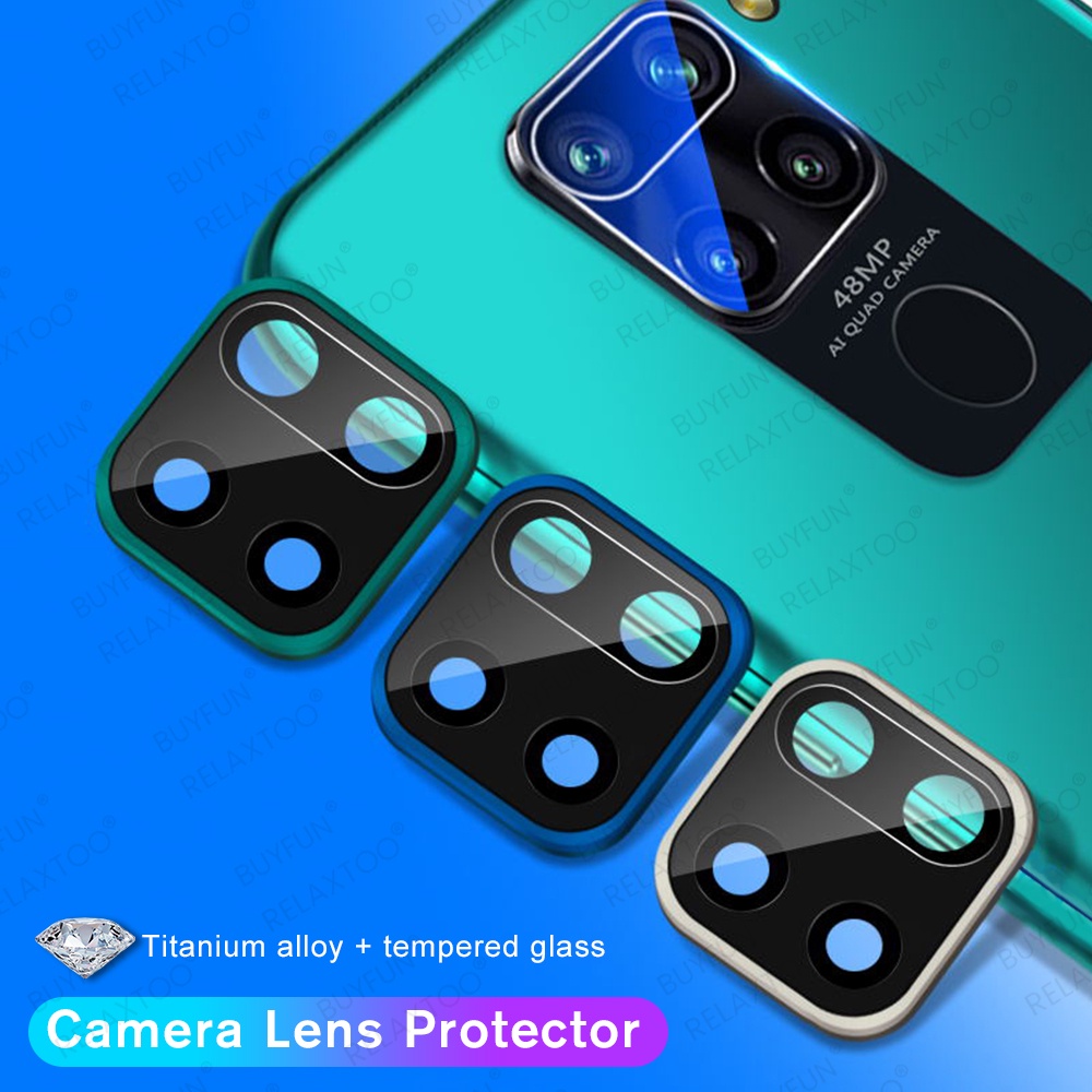 Ốp Điện Thoại Bằng Hợp Kim Titan Bảo Vệ Ống Kính Máy Ảnh Cho Xiaomi Redmi Note 9 Note 9S Redmi 10X 4G