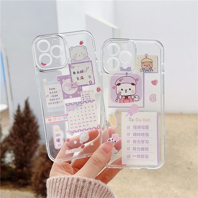 Ốp Điện Thoại Mềm Trong Suốt Hình Dễ Thương Cho Redmi A1 4G 10A 10C 10 9 9A 9i 9C Note 11 11s 10 9 9S Pro 4G 12 13 Pro Max 2022