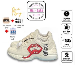 giày_gucci rhyton, gucci môi, gucci kẻ ngang, gucci NY, gucci trơn hàng quảng châu cao cấp đầy đủ phụ kiện full size.