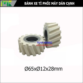 Bánh xe tì phôi máy dán cạnh