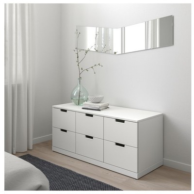 BANALDO, Tủ lưu trữ 6 ngăn kéo STO_009, 120x47x53cm, tủ gỗ Scandi Home