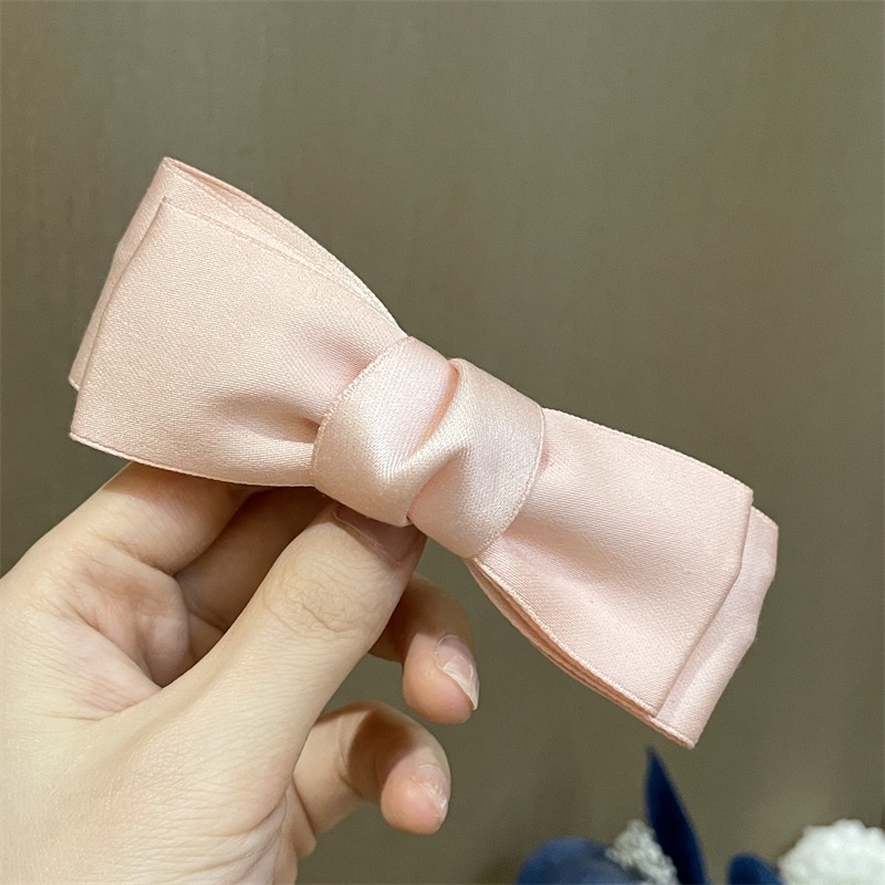 Kẹp Tóc Nơ Hai Lớp Thời Trang Hàn Quốc Chất Lượng Cao