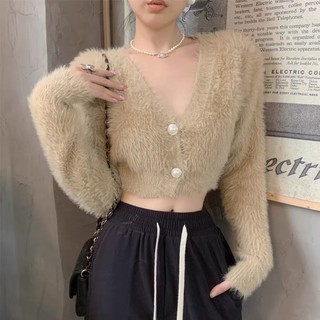 Áo Khoác Cardigan Lông Thỏ