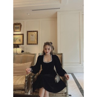 Váy len nhung