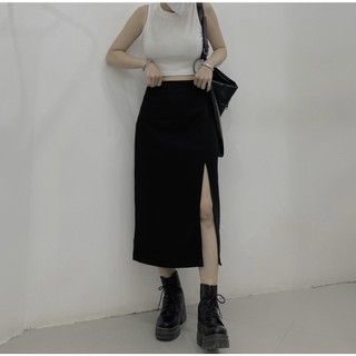 Midi skirt 📸 - chiếc chân váy xẻ tà hack chân cực đỉnh nhà của nỳ