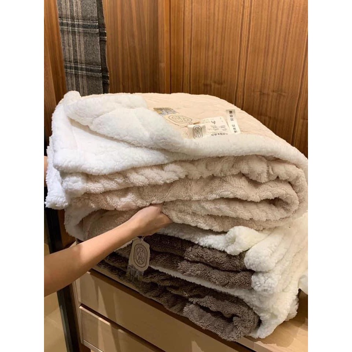 Chăn Lông Cừu Tafurong dành cho mùa đông kt 2mx2m3 Maibedding