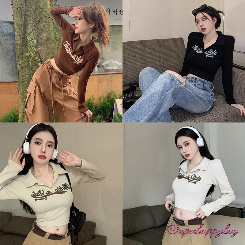 Áo Thun Dệt Kim Tay Dài Hở Vai Thời Trang Dành Cho Nữ