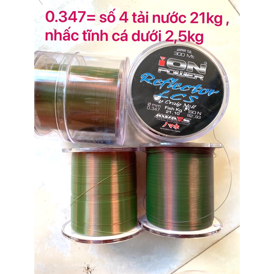 Cước ION 300m, tải cá 79kg