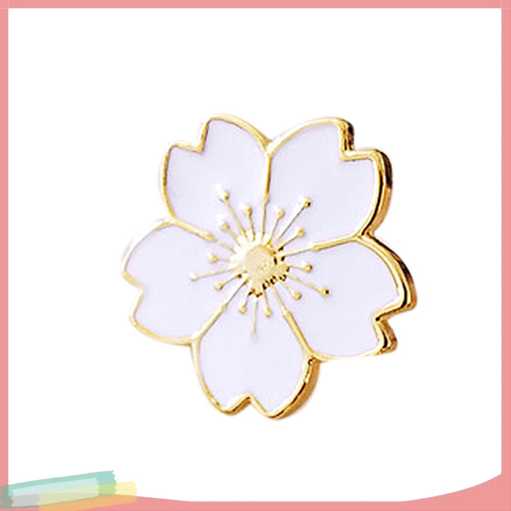 Trâm cài áo hình bông hoa bằng kim loại phong cách thời trang