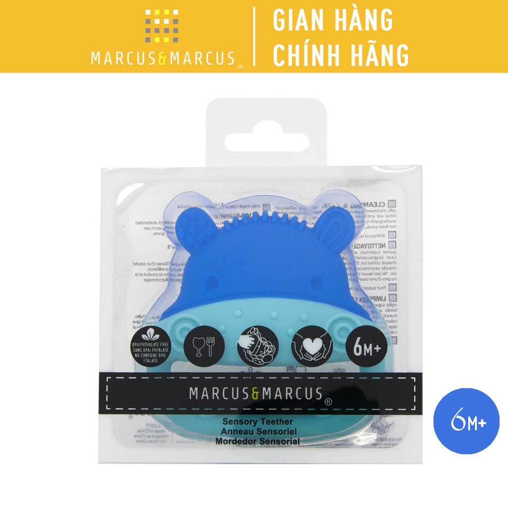 Đồ gặm nướu silicon cho bé Sensory Marcus & Marcus, từ 6 tháng - Lucas