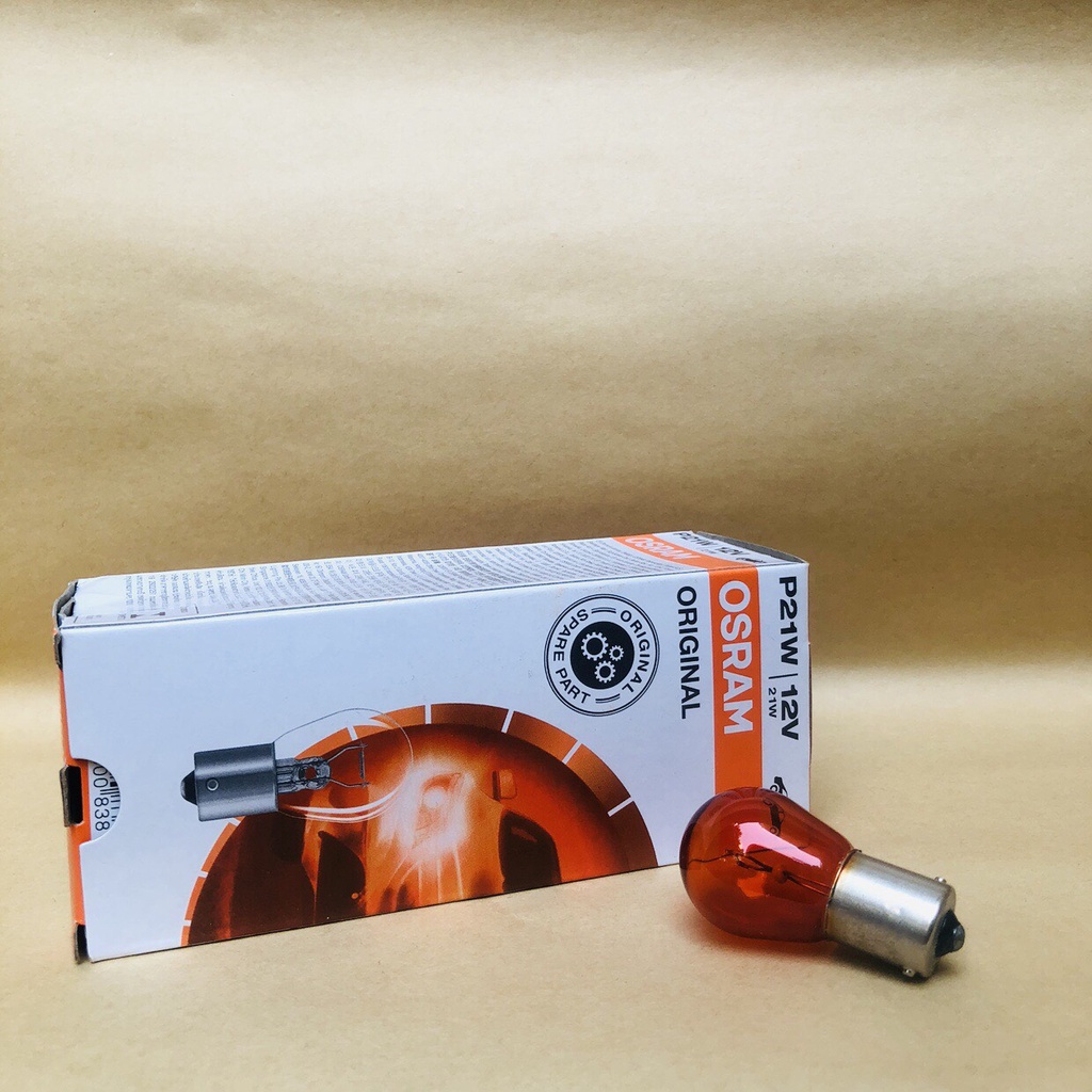 Bóng Đèn Xi nhan 1 Tim OSRAM Original PY21W 12V BAU15S