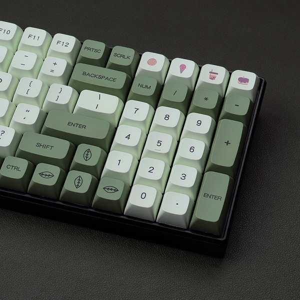 Bàn Phím Cơ 68 / 87 / 96 Màu Xanh Lá Bạc Hà Hiệu xda