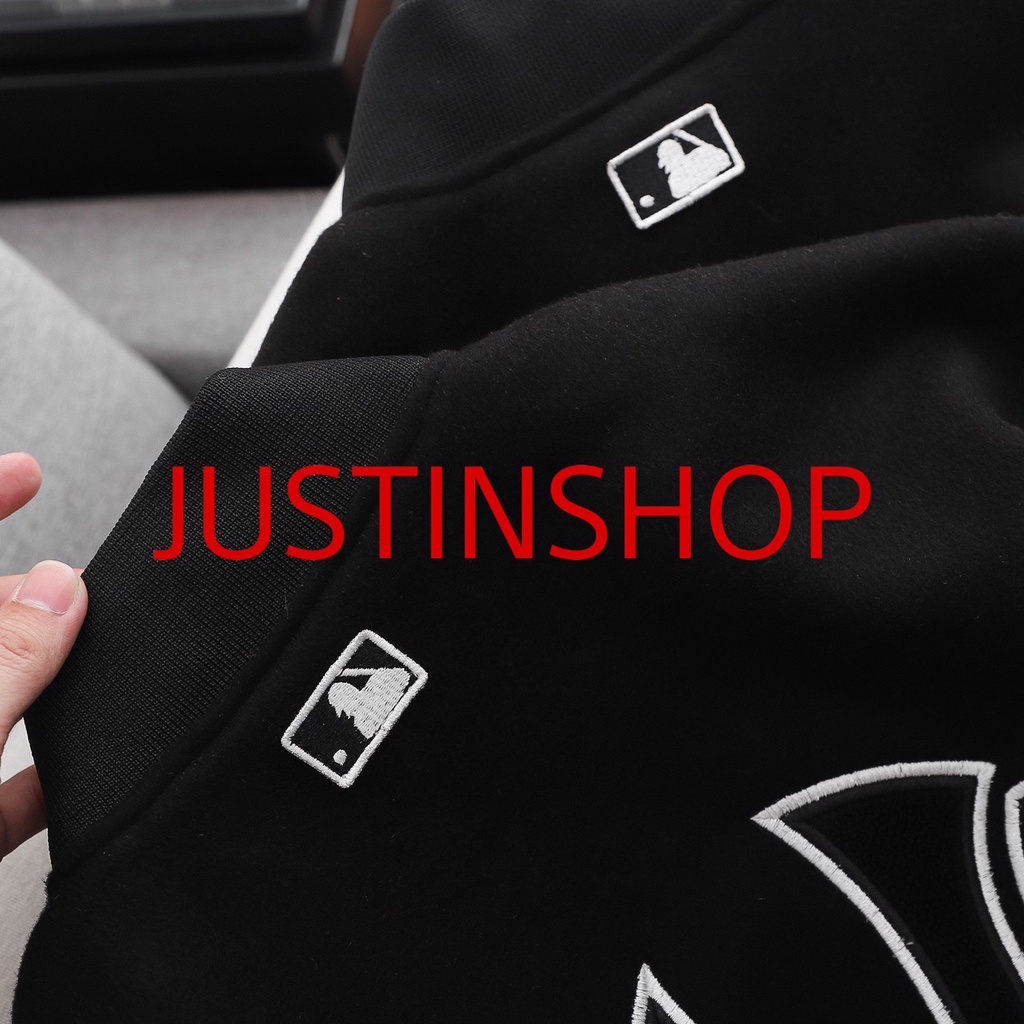 Áo Khoác Bomber MLB NY, Áo Khoác Varsity nam nữ unisex - JUSTINSHOP