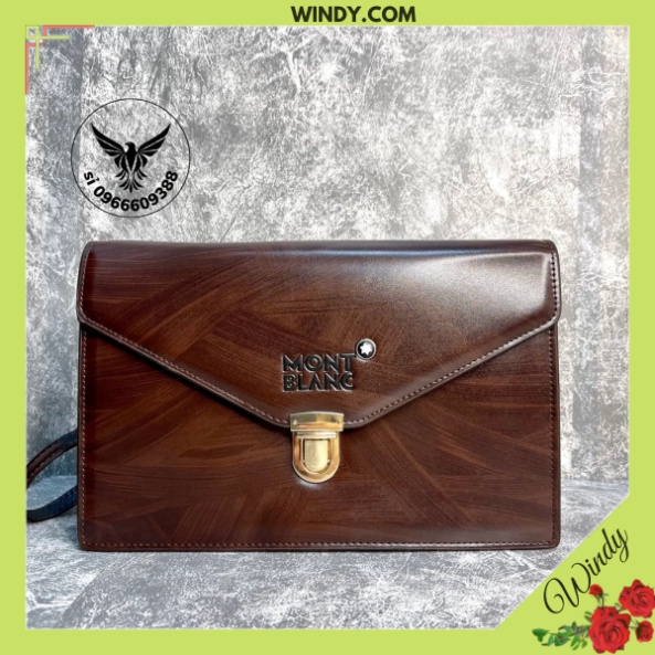 Ví cầm tay nam cao cấp MB khóa sập size 28cm Windy.com