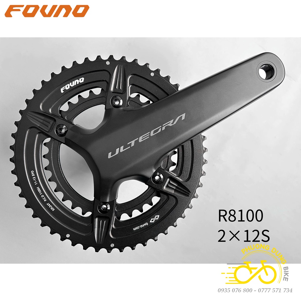 Bộ 2 đĩa rời nhôm xe đạp FOVNO 110BCD 34-50T