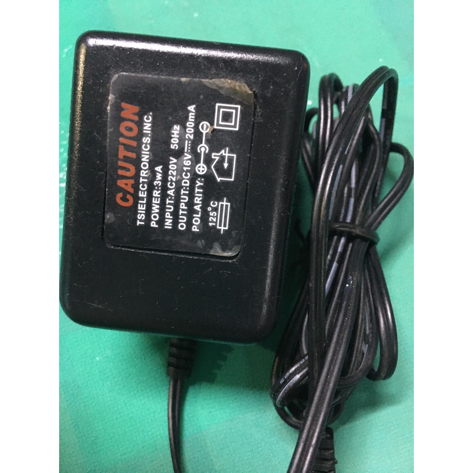 Adapter 16V 200mA Nguồn Sạc CAUTION