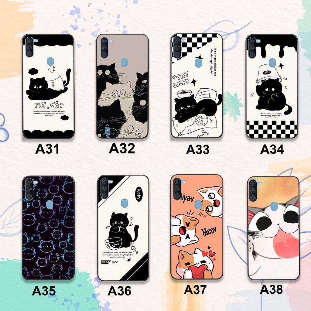 Ốp Samsung A11 - M11In Hình Họa Tiết Mèo Cute Đáng Yêu Đẹp Hot Trend 2023