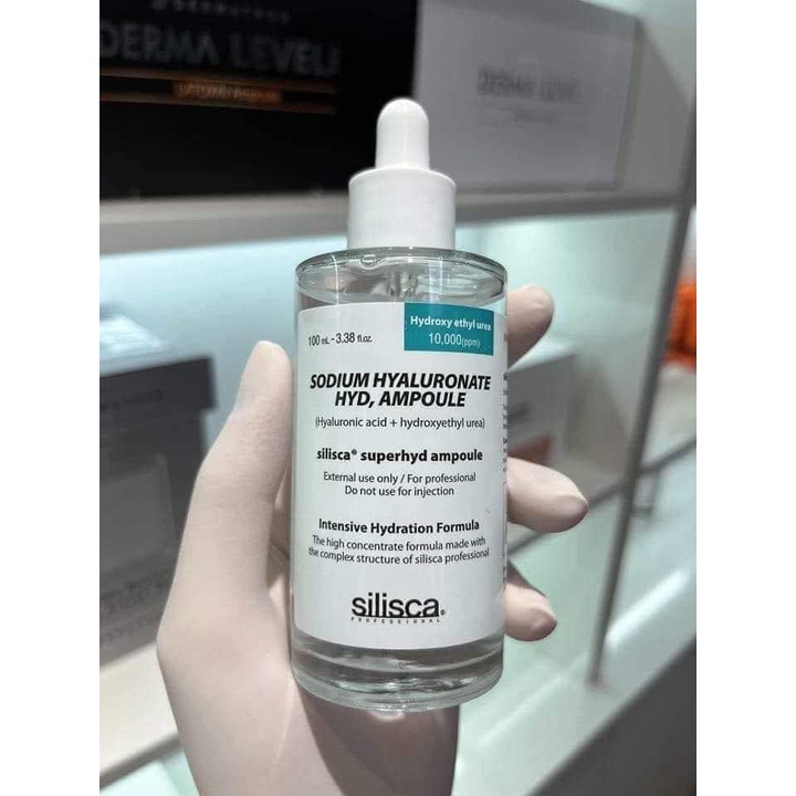Tinh chất cấp ẩm Silisca Hyaluaronate Hyd Ampoule 100 ml
