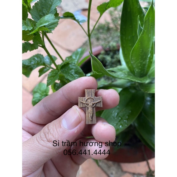 ( Xưởng bỏ sỉ ) Charm thánh giá trầm hương tốc