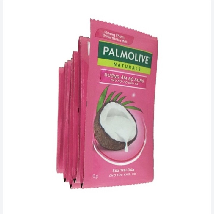 Dây 12 gói Dầu Gội PALMOLIVE Hồng - Tím