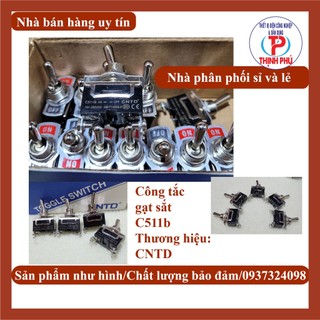 Công tắc gạt 2 chân C511b, 3 chân C513b, 4 chân C521b, 6 chân C523b CNTD.